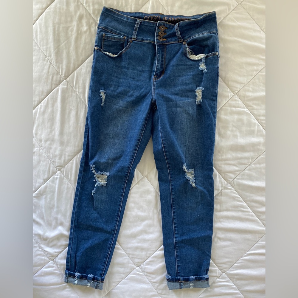 GOGO Dark Blue Skinny Jeans